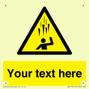 Custom Falling Ice sign